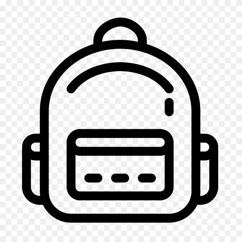 1600x1600 Backpack Icon - Backpack Clipart PNG