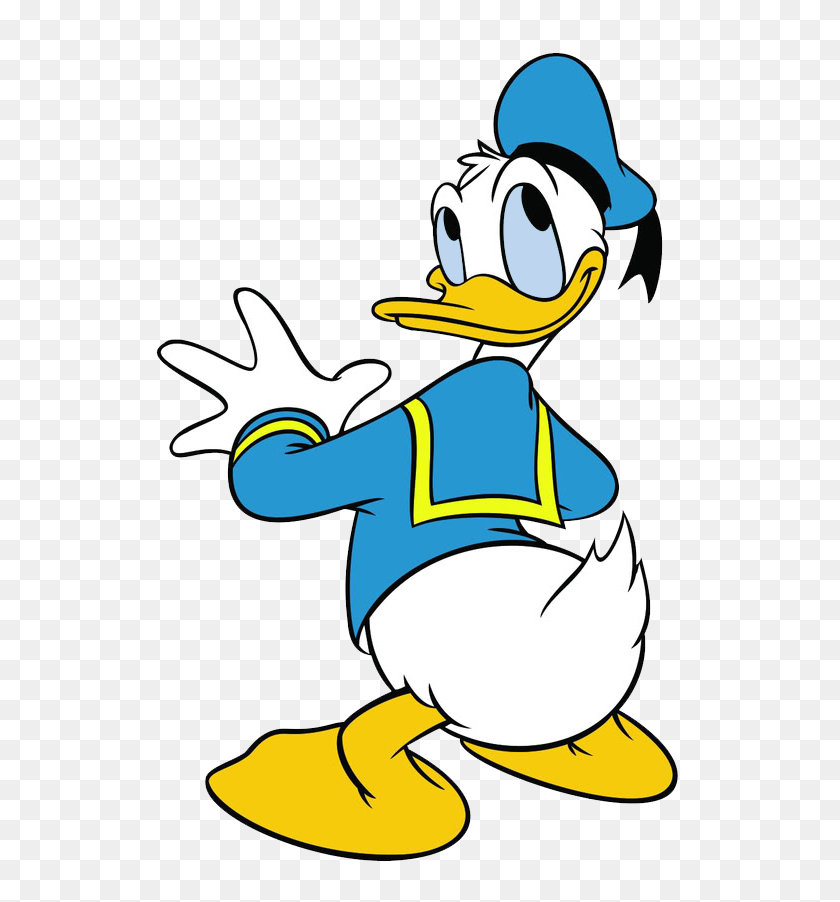 545x842 Backwards Donald Donald Duck Donald Duck, Disney - Daffy Duck Clipart