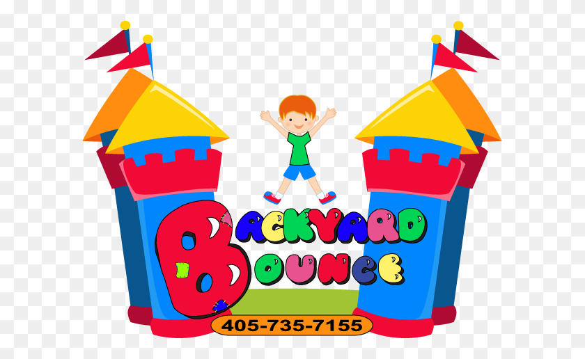 603x456 Backyard Bounce Llc - Bounce House Clip Art