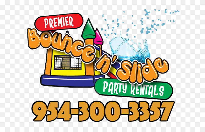 640x480 Tobogán De Agua Para Patio Trasero Premier Bounce N Slide South Florida - Slip N Slide Clipart
