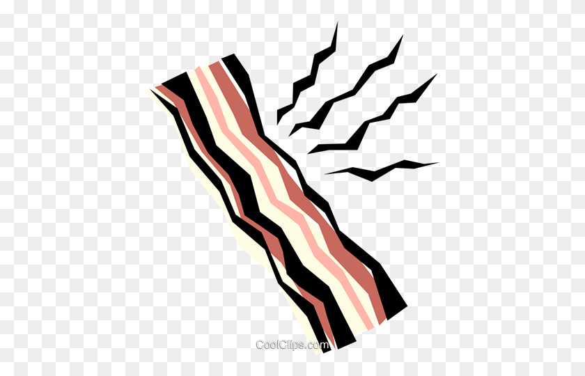 425x480 Bacon Livre De Direitos Vetores Clip Art - Bacon Clipart