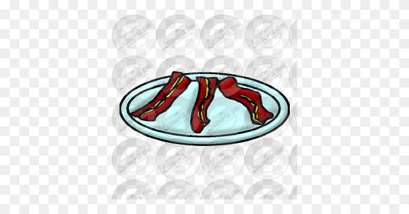 380x380 Bacon Picture For Classroom Therapy Use - Bacon Clipart