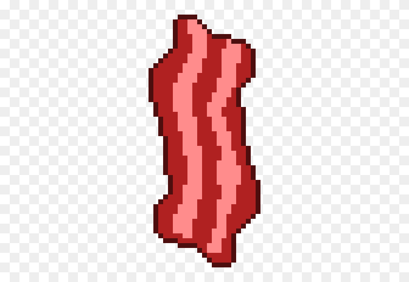 230x520 Bacon Pixel Art Maker - Bacon PNG