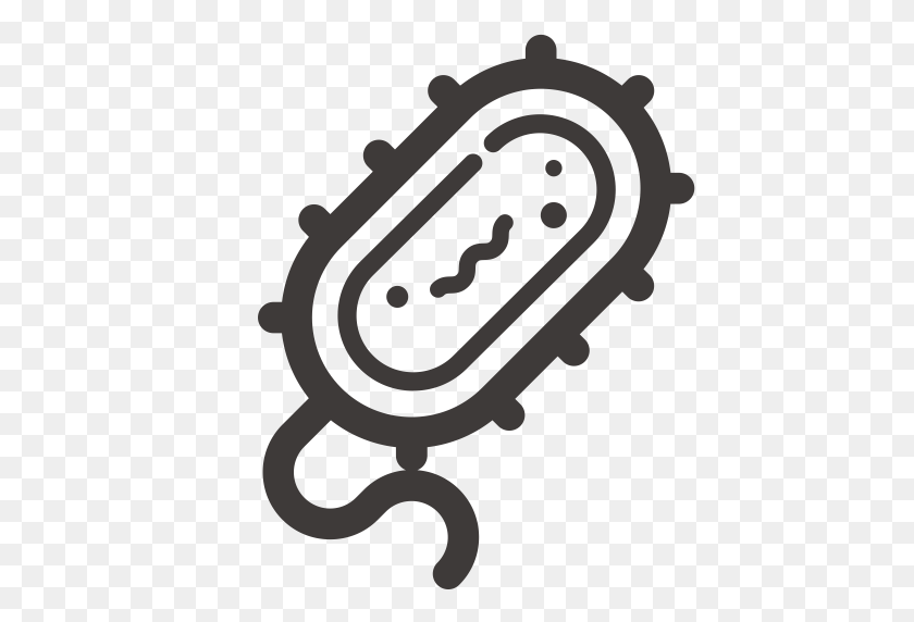 512x512 Bacteria, Biological, Biology Icon With Png And Vector Format - Microbe Clipart
