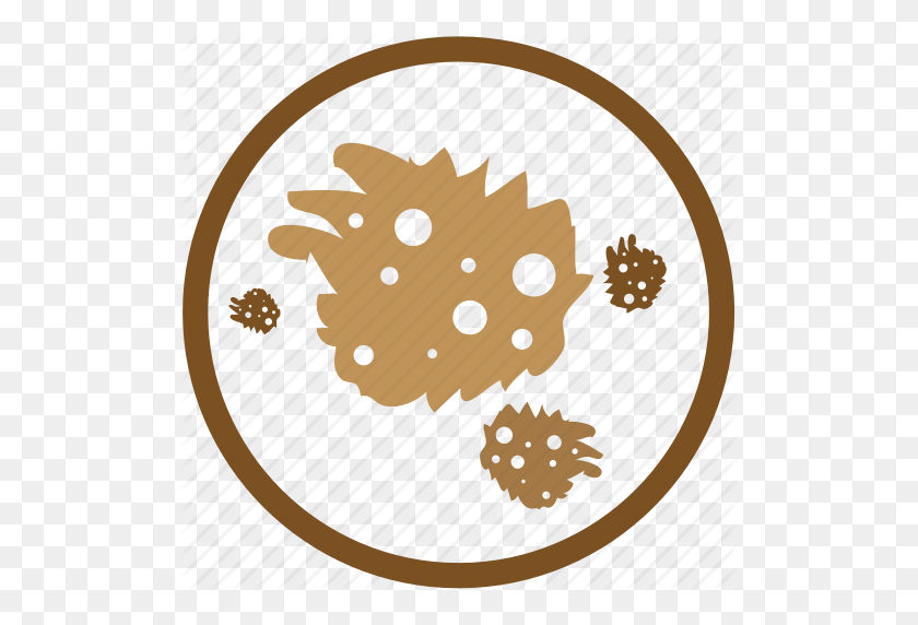 512x512 Бактерии, Зародыш, Микроорганизм, Патоген, Форма, Губка, Значок Вируса - Клипарт Бактерий