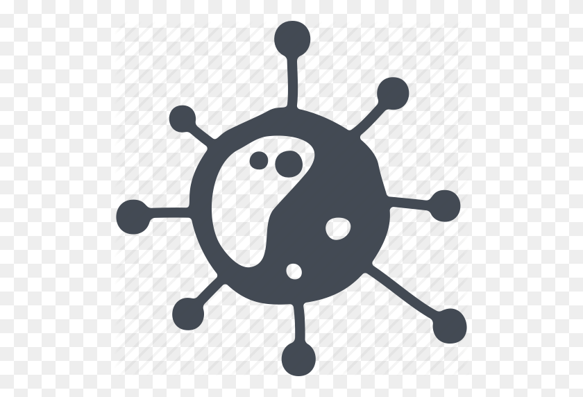 512x512 Бактерии, Инфекция, Организм, Организмы, Значок Вируса - Клипарт Микроб