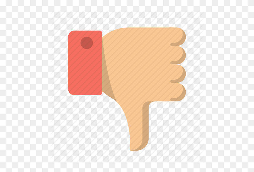 512x512 Bad, Deny, Disapprove, Dislike, Down, No, Thumbs Icon - Thumbs Down Emoji PNG