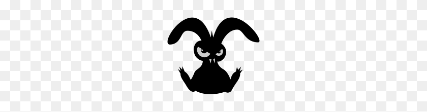 190x161 Bad Rabbit Liebre Conejito Conejitos Ojos Malvados - Bad Bunny Png