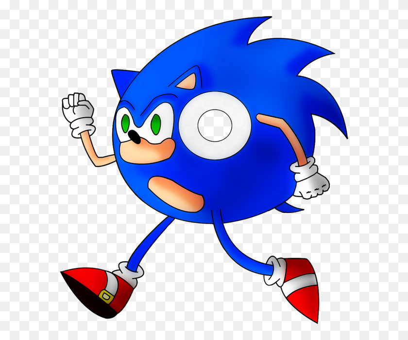 600x639 Bad Sonic Fan Art En Twitter Mejor Sonic Fan Art, Pt Httpt - Sonic The Hedgehog Clipart