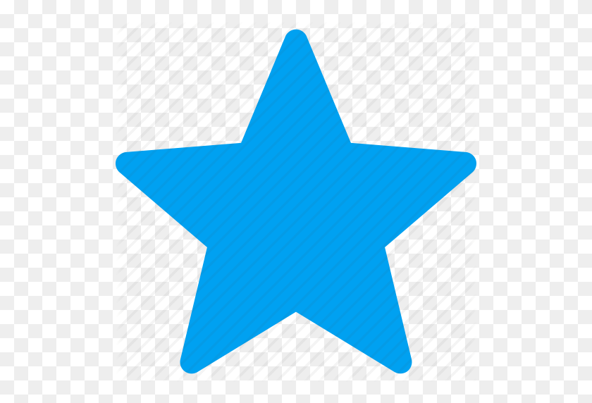 512x512 Insignia, Mejor, Estrella Azul, Favorito, Primero, Garantía, Icono De Hit Parade - Estrella Azul Png