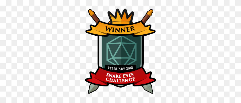 300x300 Badge Challenge Master Feb Winner World Anvil - Winner PNG
