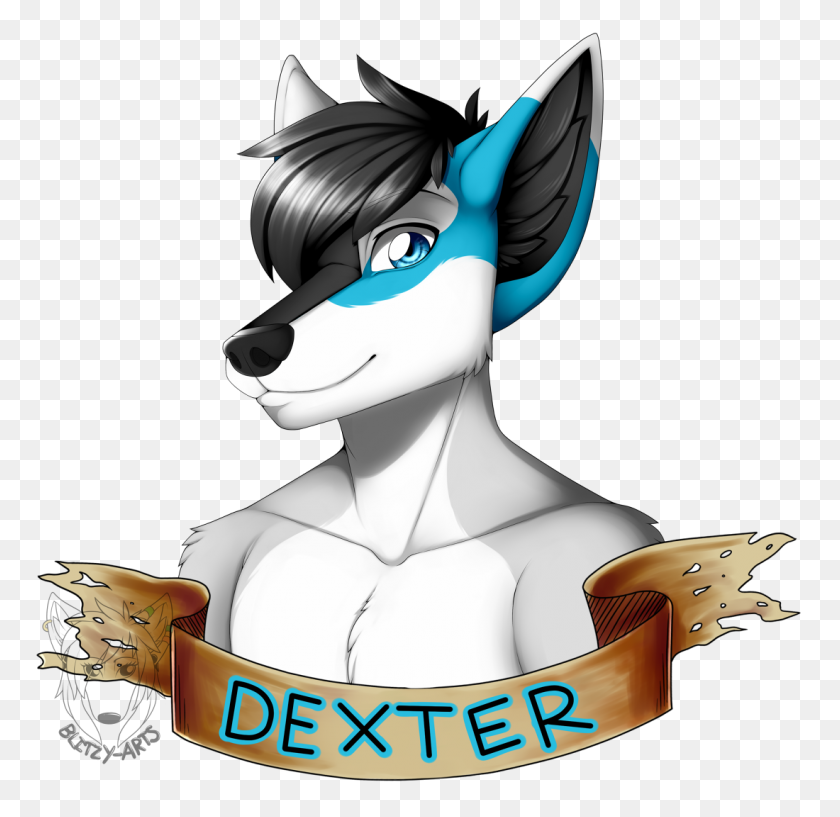 1100x1068 Badge Commission Dexter Weasyl - Dexter PNG