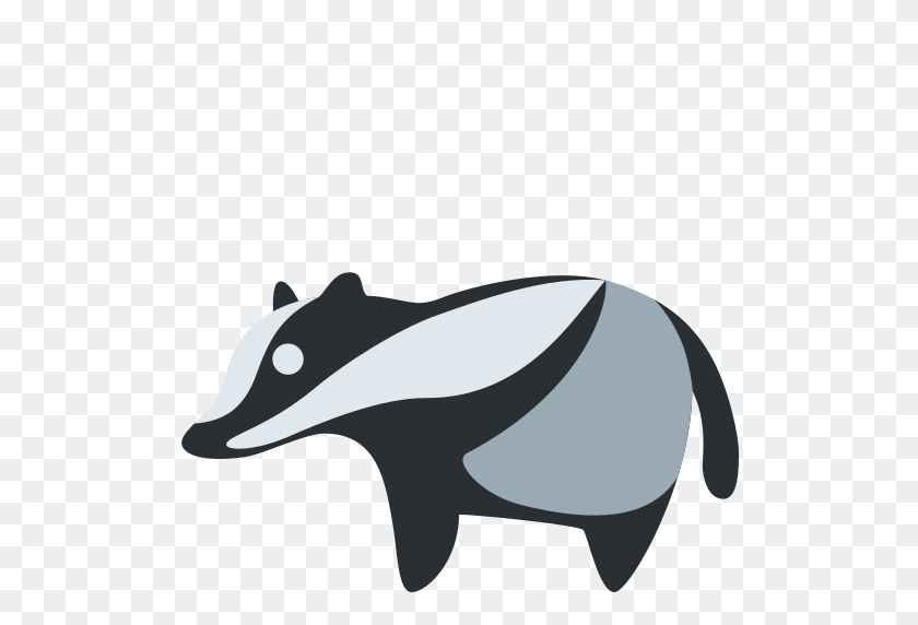 512x512 Badger Emoji - Badger PNG