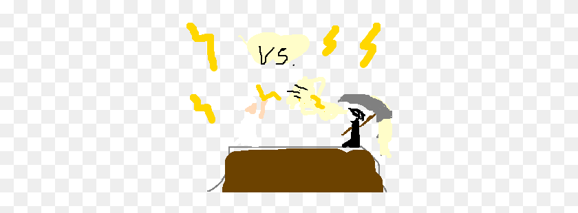 300x250 Badly Drawn Zeus And Death Duel Atop Mt Olympus Drawing - Mount Olympus Clipart