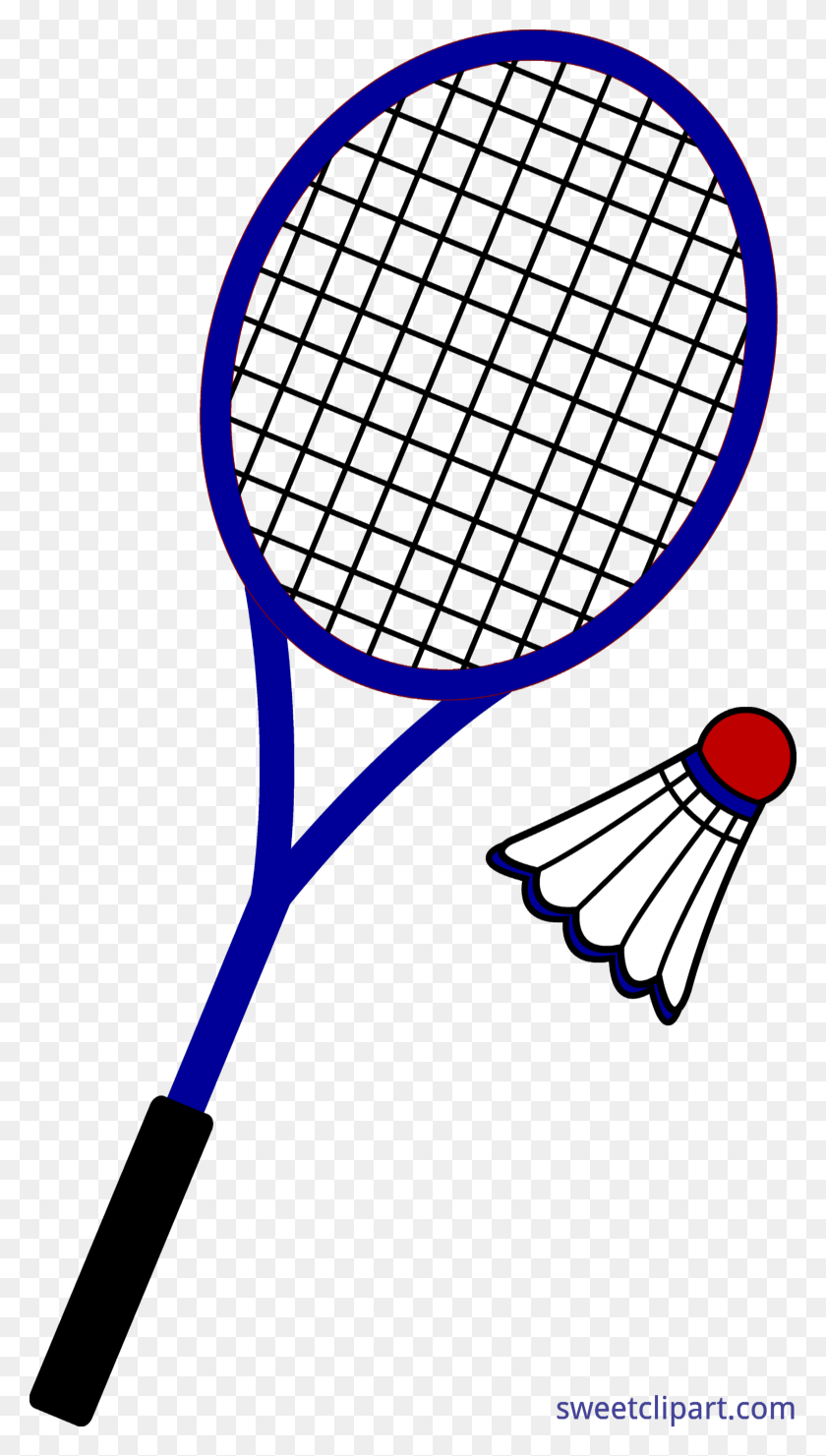 3069x5594 Badminton Clip Art - Racket Clipart