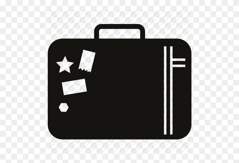 512x512 Bag, Baggage, Luggage, Suitcase, Travel, Traveling Bag, Trunk Icon - Briefcase Icon PNG