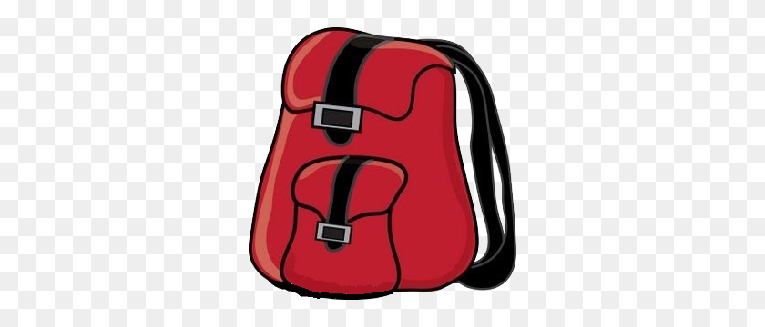 294x300 Bag Clipart Elementary School - Backpack Clipart Free