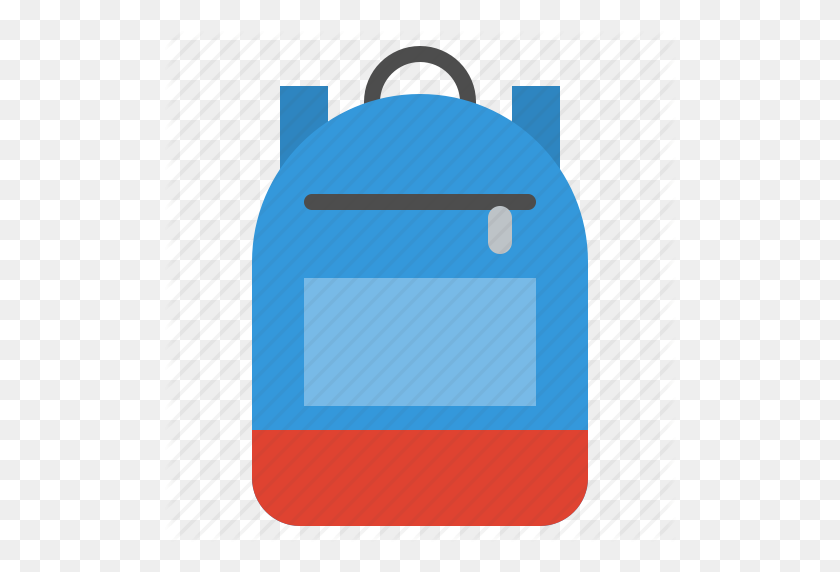 512x512 Bag, Education, Rugsack, School, School Supplies, Suitcase Icon - School Supplies PNG