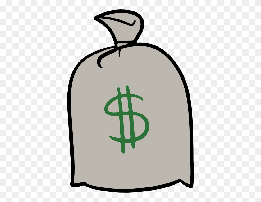 408x593 Bag Of Money Clip Art - Bag Of Money Clipart