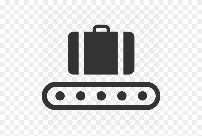 512x506 Baggage Carousel, Baggage Check, Baggage Claim, Baggage Hall - Baggage Claim Clipart