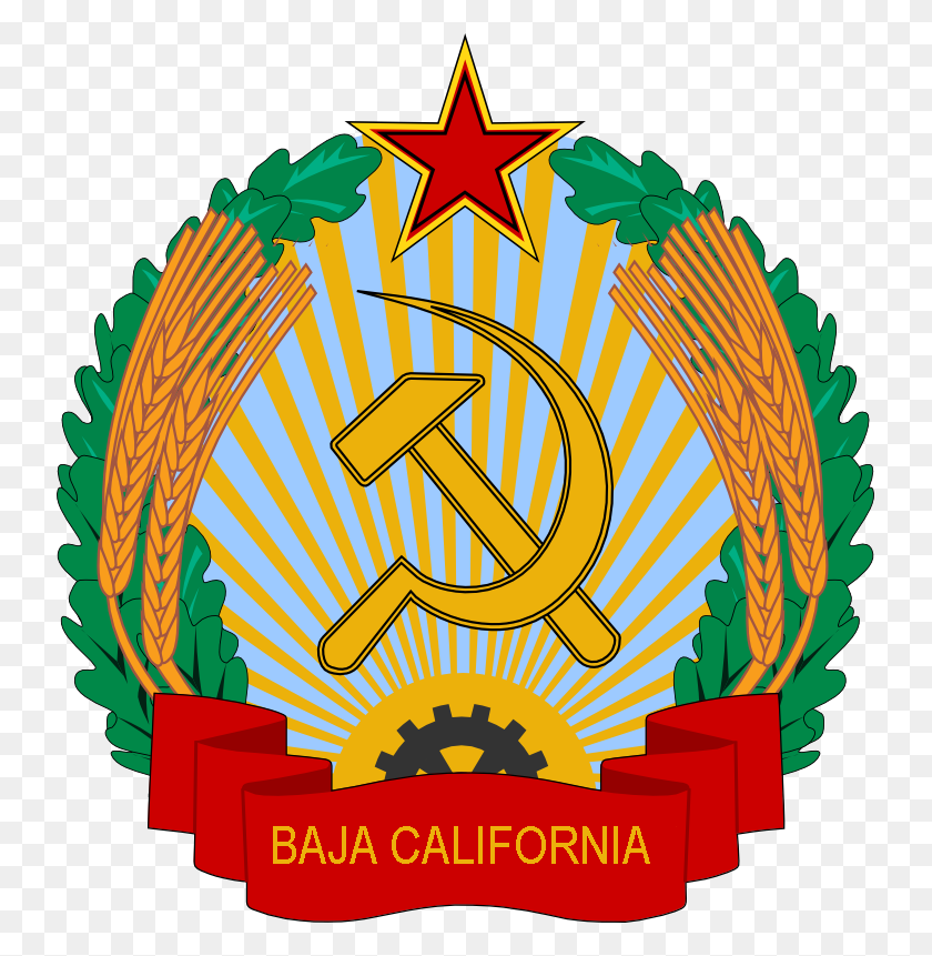 737x801 Baja California Thefutureofeuropes Wiki Fandom Powered - California Flag PNG