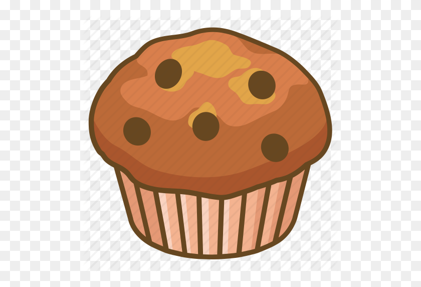 512x512 Bakery, Blueberry, Chip, Choco, Muffin, Savory Icon - Muffin PNG