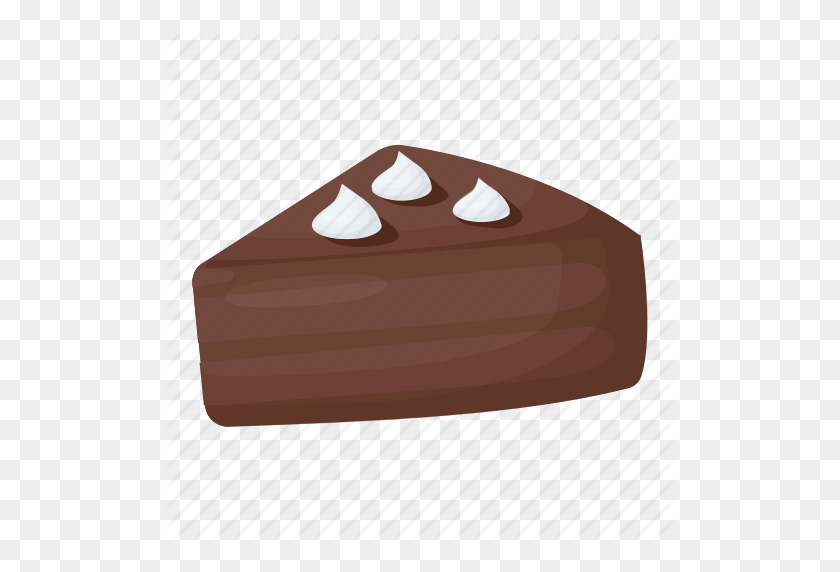 512x512 Bakery Food, Cake Piece, Cake Slice, Chocolate Cake, Sweet Food Icon - Cake Slice PNG