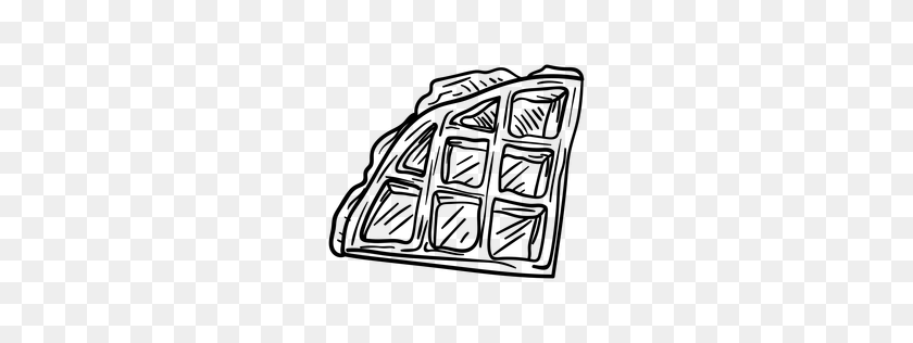 256x256 Bakery Transparent Png Or To Download - Waffle Clipart Black And White