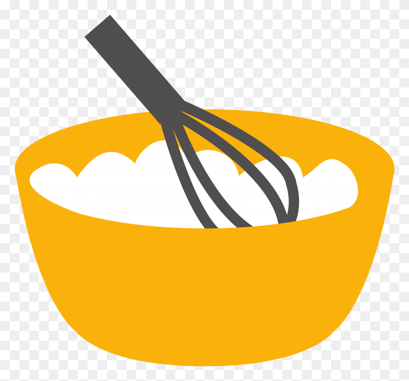 2400x2227 Baking Clipart - Cooking Clipart Black And White