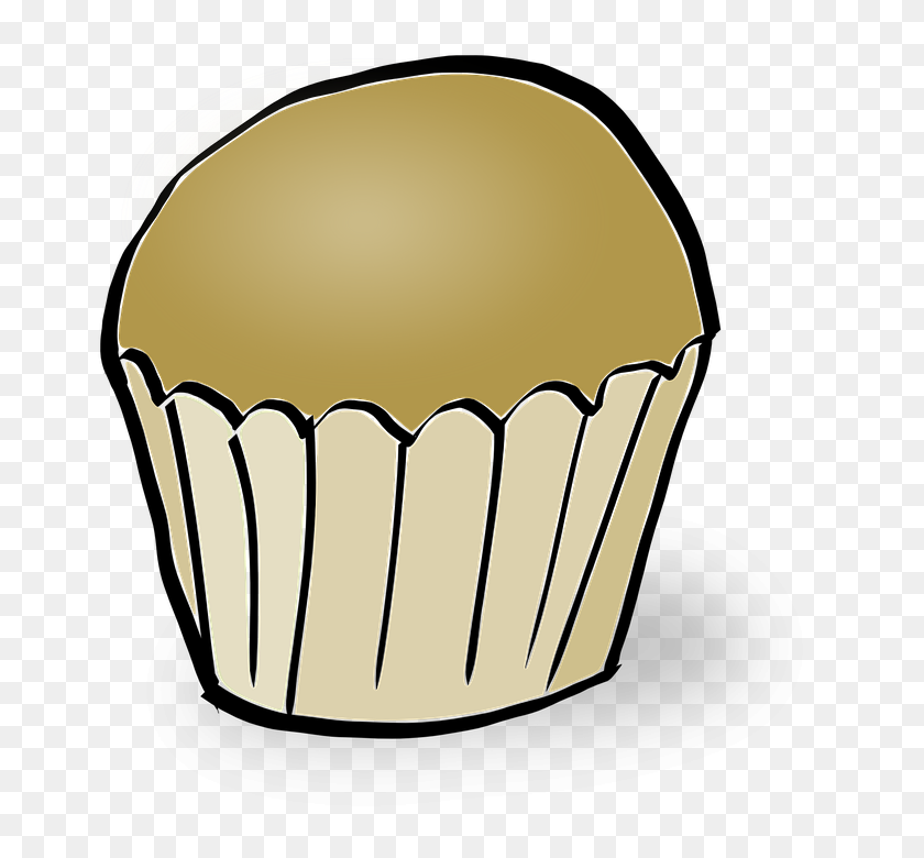 679x720 Baking Clipart Cupcake Tray - Cupcake Border Clipart
