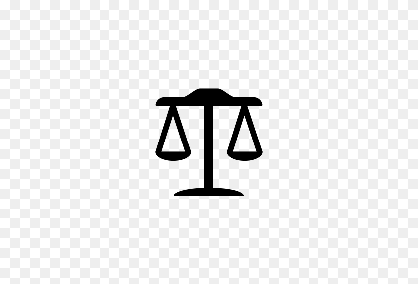 512x512 Balance, Court, Government, Justice, Law, Measure, Scale, Scales - Scales Of Justice PNG
