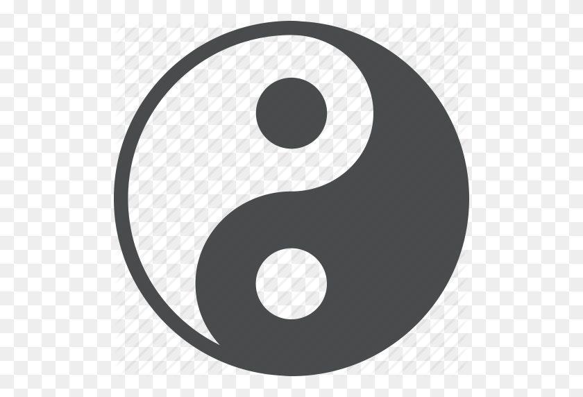 512x512 Balance, Feng Shui, Harmony, Taoism, Yang, Yin, Zen Icon - Zen Circle PNG