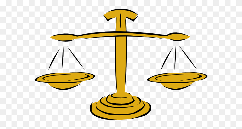 600x388 Balance Scale Clip Art - Scales Of Justice Clipart