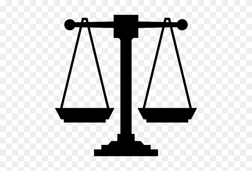 512x512 Balancing, Balance Scale, Balance, Justice, Scale Outline, Scale - Justice Scale PNG