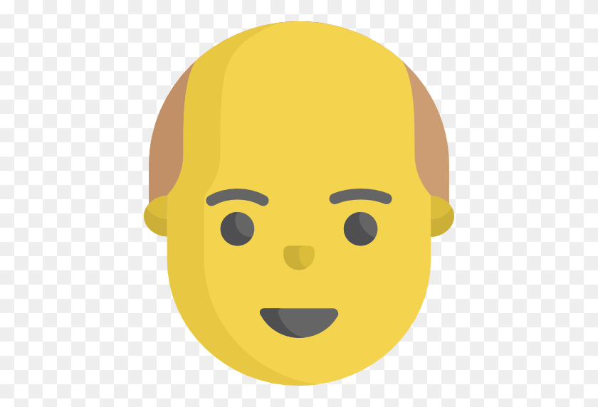 512x512 Bald - Bald Head PNG