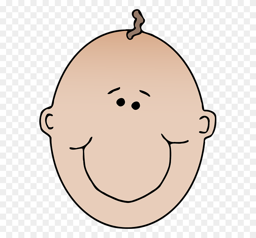 581x720 Bald Baby Png Transparent Bald Baby Images - Bald Head PNG