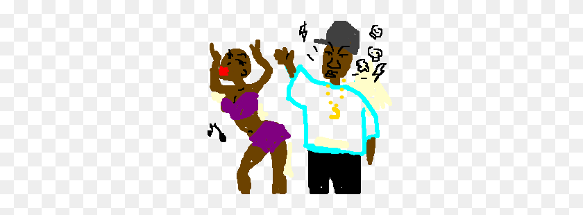 300x250 Bald Beyonce Dancing While Jay Z Is Nagging - Jay Z PNG