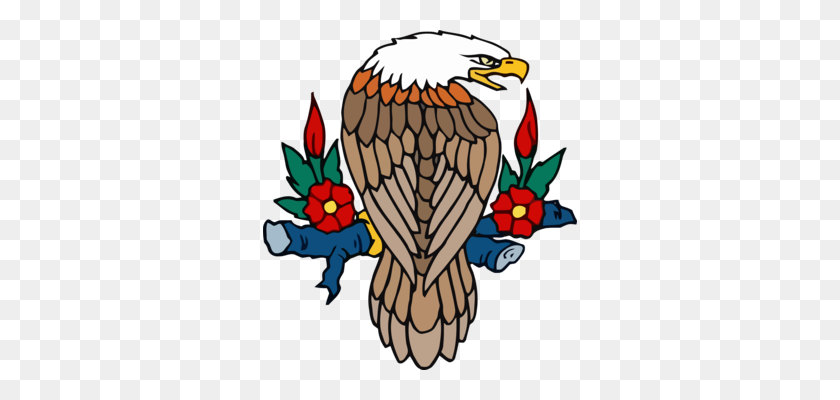 314x340 Белоголовый Орлан Птица Логотип Беркут - Золотой Орел Клипарт