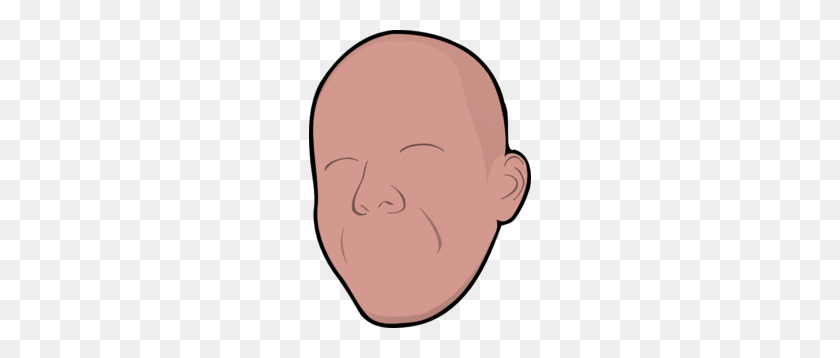 222x298 Bald Without Face Clip Art - Bald Head PNG