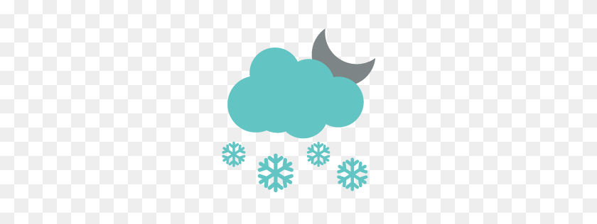 256x256 Baldy Mt Weather Report - Snowfall Clipart