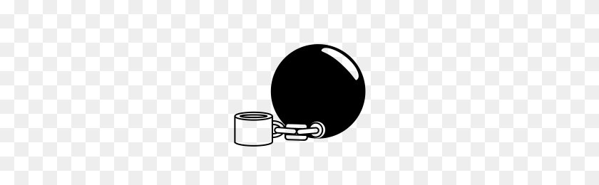 200x200 Ball And Chans Noun Project - Ball And Chain PNG