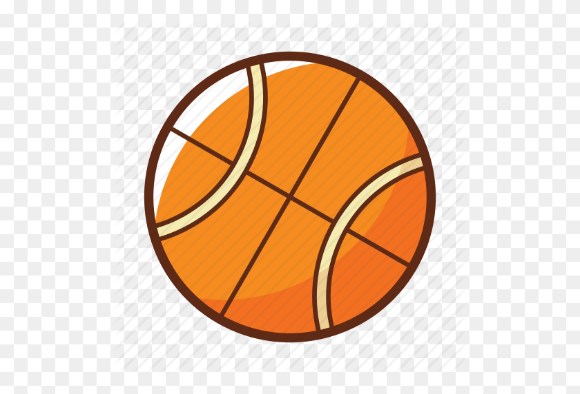 512x512 Bola, Basket Ball, Naranja, Slam Dunk, Icono De Deportes - Slam Dunk Clipart