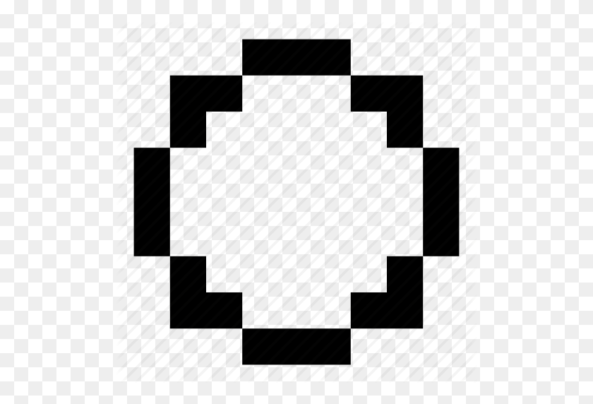 512x512 Ball, Circle, Game, Pixel Art, Pixelated, Round Icon - Circle Game PNG