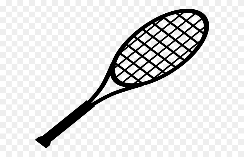 600x481 Ball Clipart Squash Racket - Tennis Racket PNG