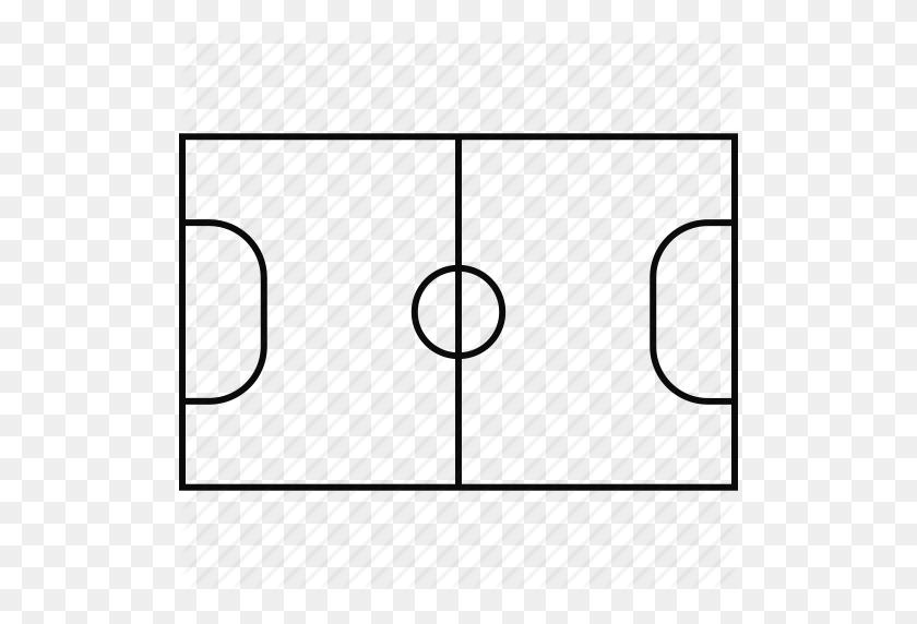 512x512 Ball, Field, Football, Futsal, Soccer, Sport Icon - Soccer Field PNG
