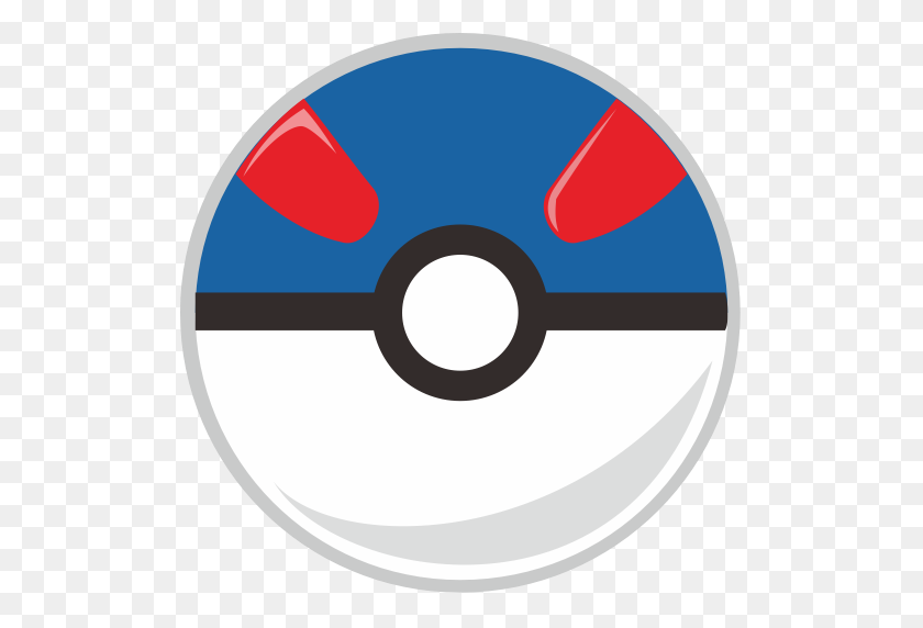 512x512 Мяч, Большой, Карман, Значок Карманного Монстра - Pokemon Ball Png