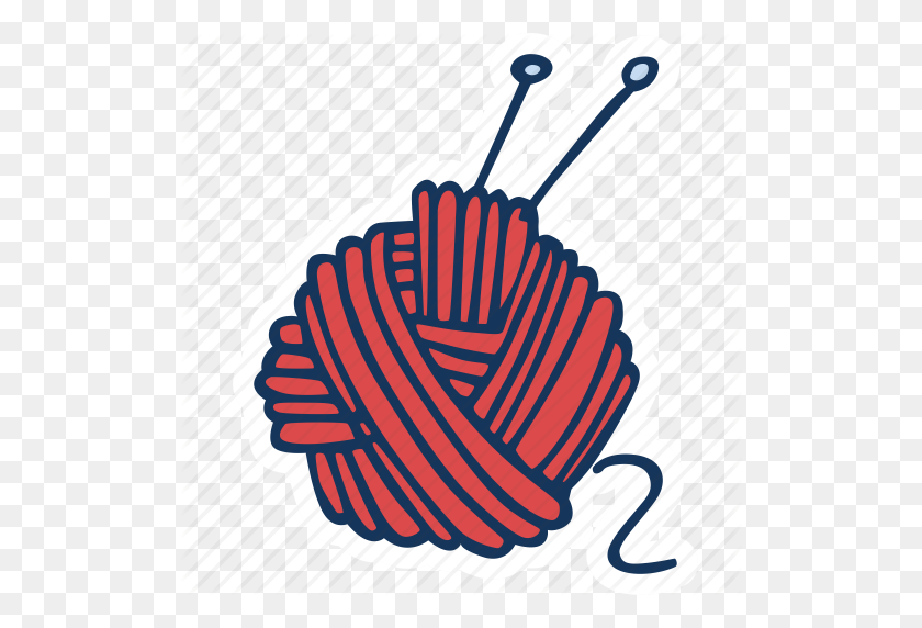 512x512 Ball, Hand Made, Hobby, Knitting, Sweater, Yarn Icon - Yarn PNG