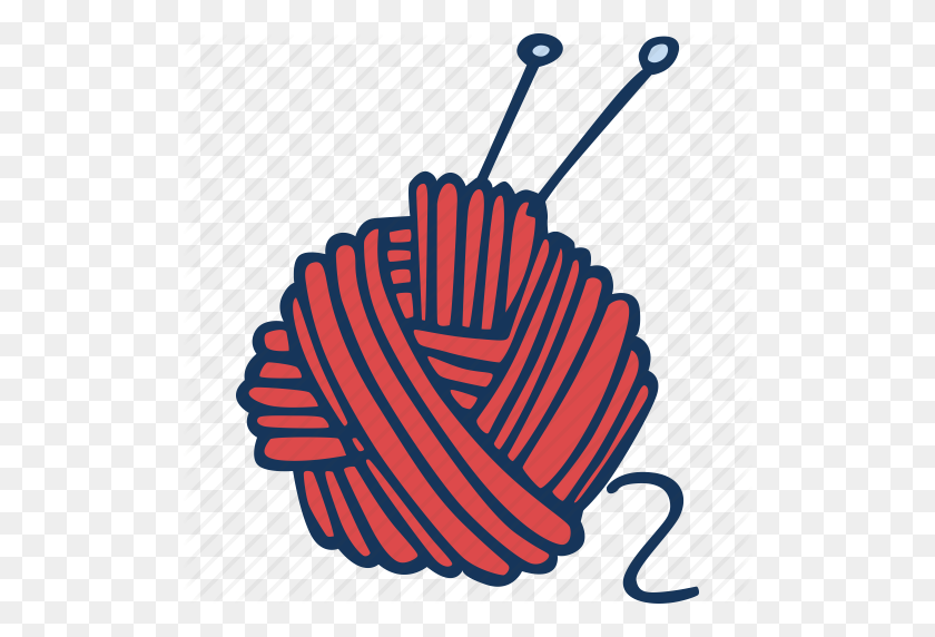 512x512 Ball, Hand Made, Hobby, Knitting, Sweater, Yarn Icon - Knitting PNG