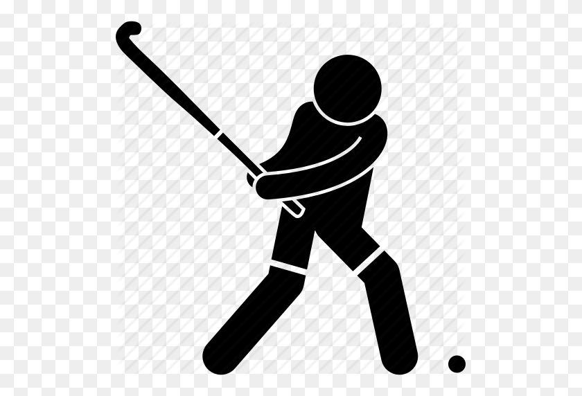 505x512 Ball, Hit, Hockey, Player, Playing Icon - Hockey Player PNG