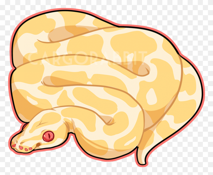 785x636 Ball Python Clipart Cute Cartoon - Python Clipart